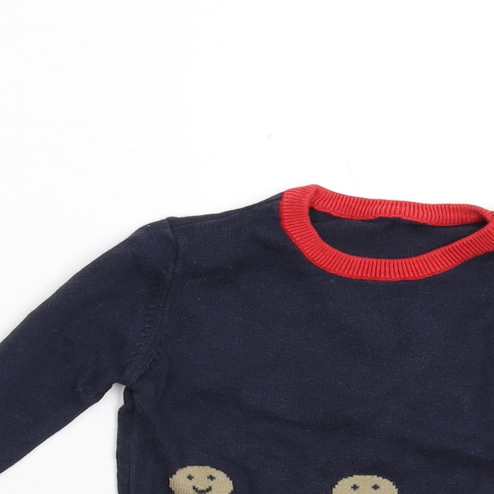 Marks and Spencer Baby Blue   Pullover Jumper Size 12-18 Months  - chrismas jumper