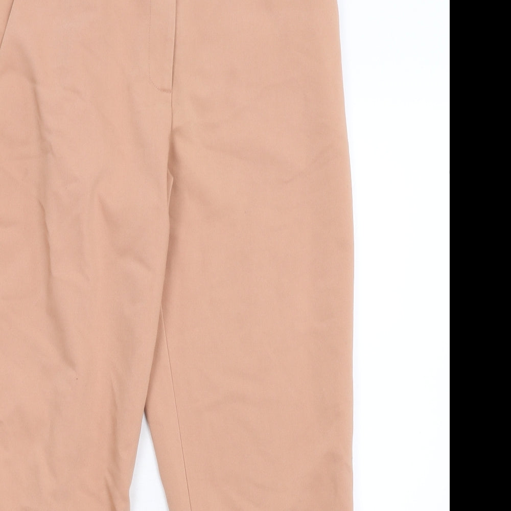 River Island Womens Pink   Cropped Trousers Size 14 L25 in - BOW ON HEM