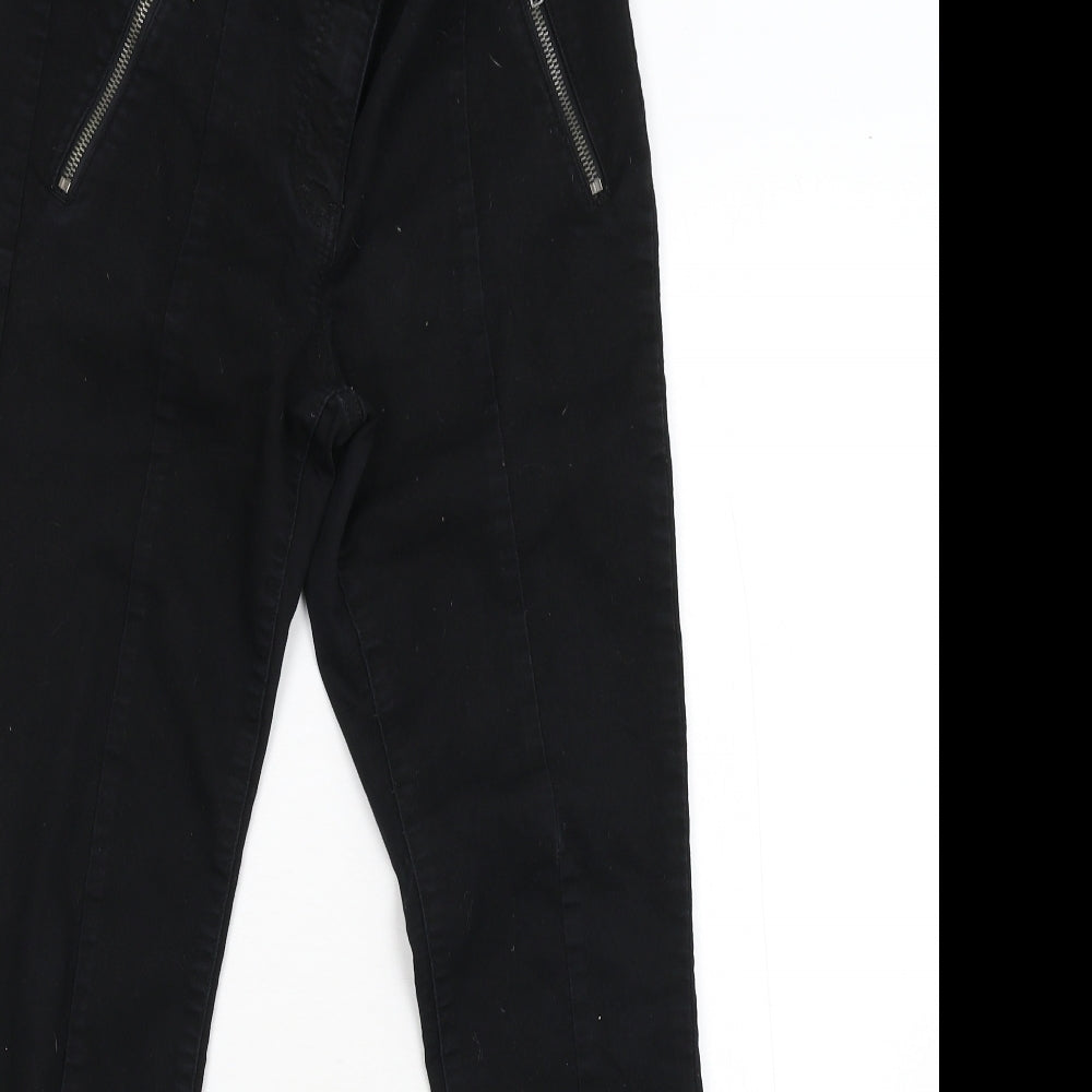 NEXT Womens Black  Denim Skinny Jeans Size 12 L27 in