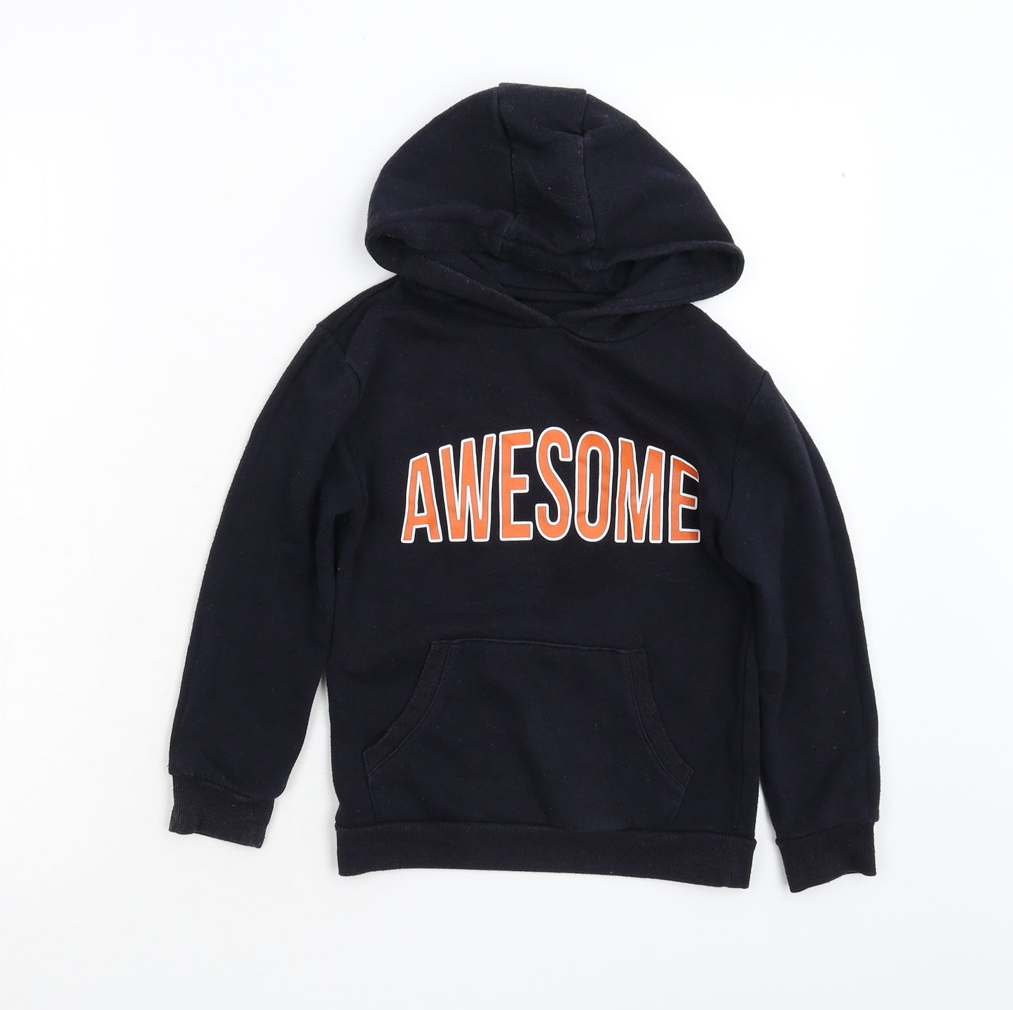 Primark Boys Blue   Pullover Hoodie Size 6-7 Years  - awesome