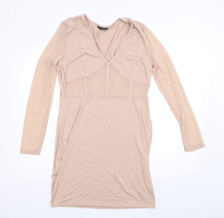 SheIn Womens Pink Bodycon Size XL