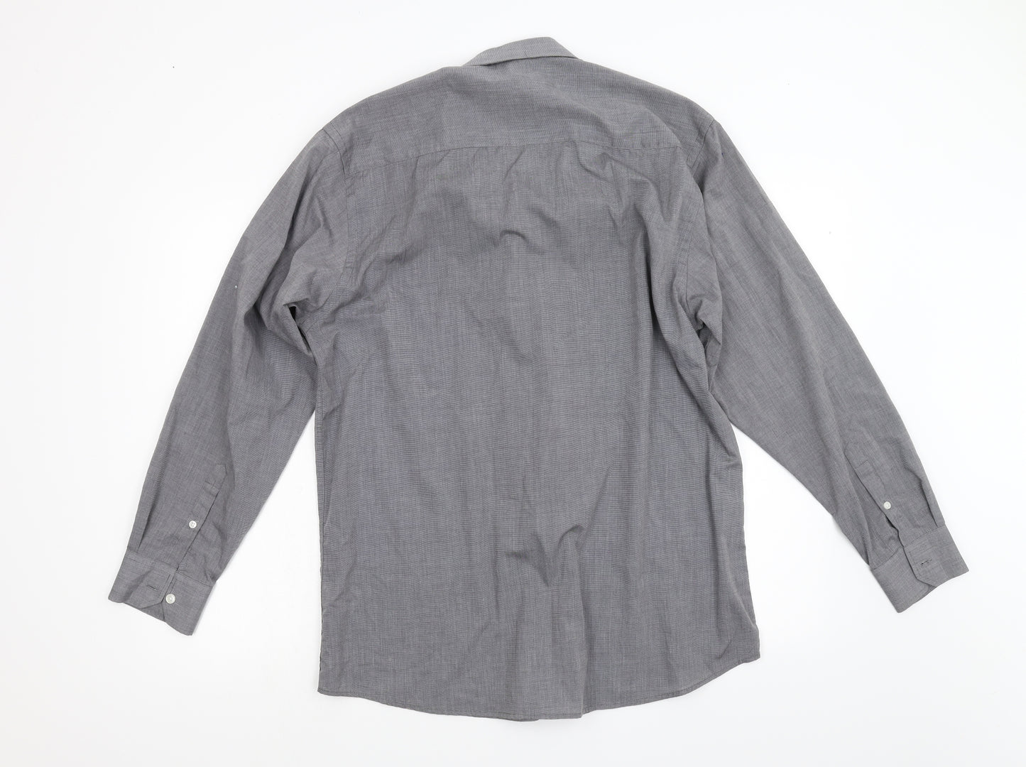 Cedar Wood State Mens Grey    Button-Up Size 16