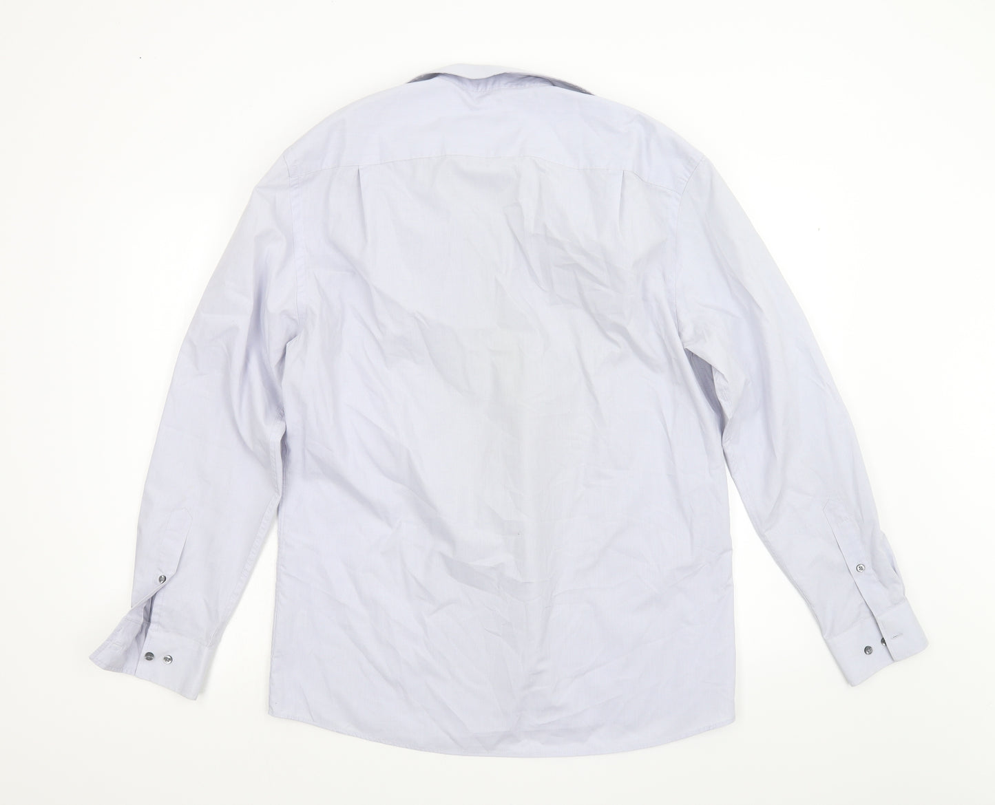 George Mens Purple    Button-Up Size 16