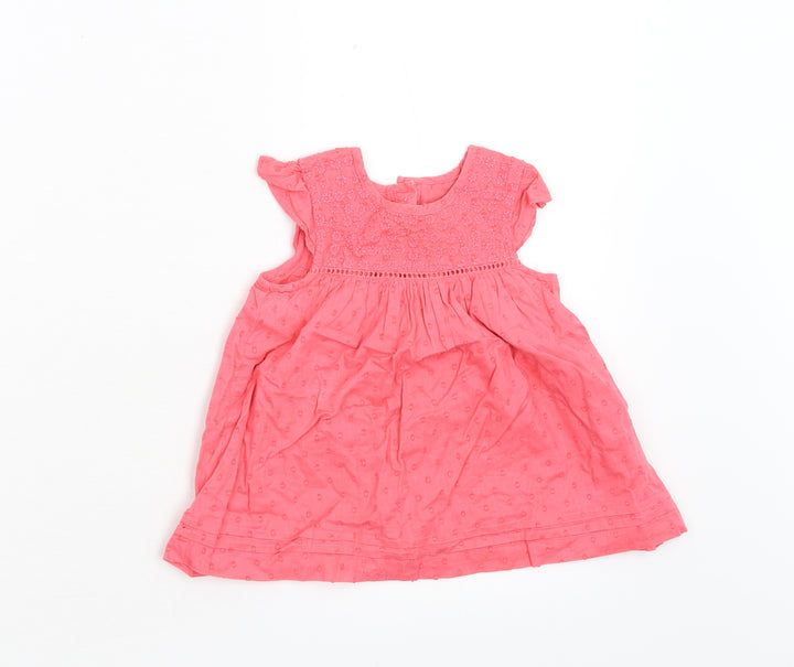 George Girls Pink   A-Line  Size 9-12 Months