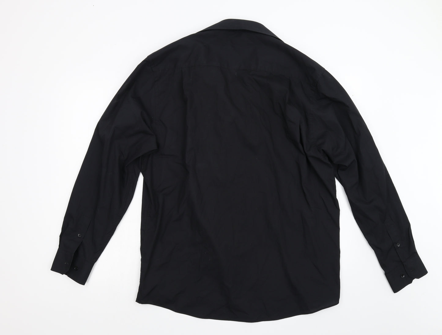Cedar Wood State Mens Black    Button-Up Size 17