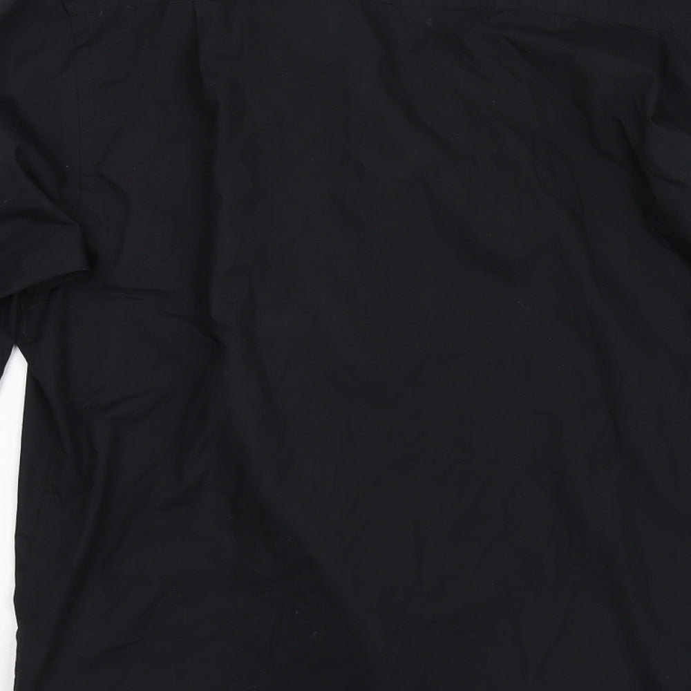 Cedar Wood State Mens Black    Button-Up Size 17