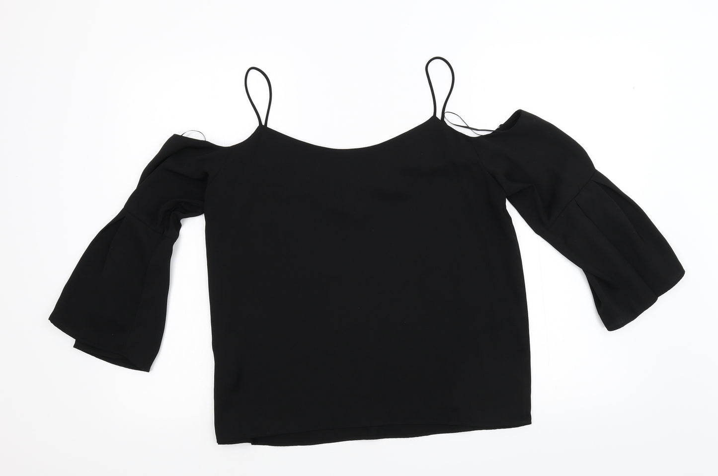 H&M Womens Black   Tunic Blouse Size 8