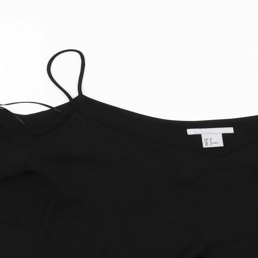 H&M Womens Black   Tunic Blouse Size 8