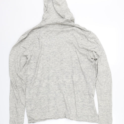 H&M Womens Grey   Pullover Hoodie Size L