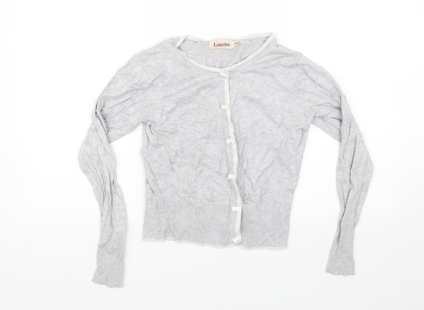 Louche Womens Grey   Cardigan Jumper Size 12
