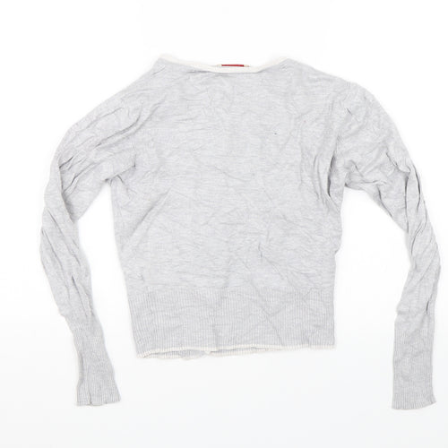 Louche Womens Grey   Cardigan Jumper Size 12
