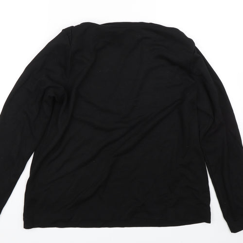 M&S Womens Black   Pullover Jumper Size M