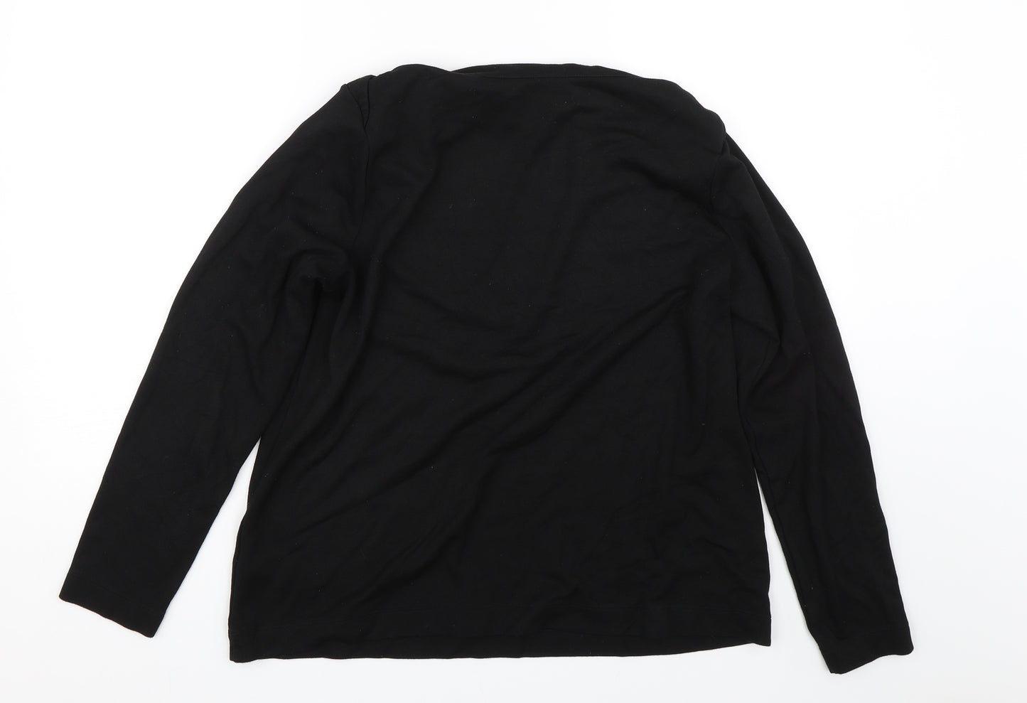 M&S Womens Black   Pullover Jumper Size M