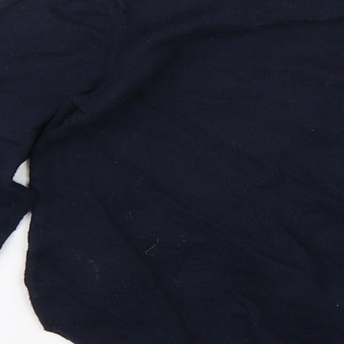 H&M Girls Blue Geometric  Pullover Jumper Size 5 Years  - Stars