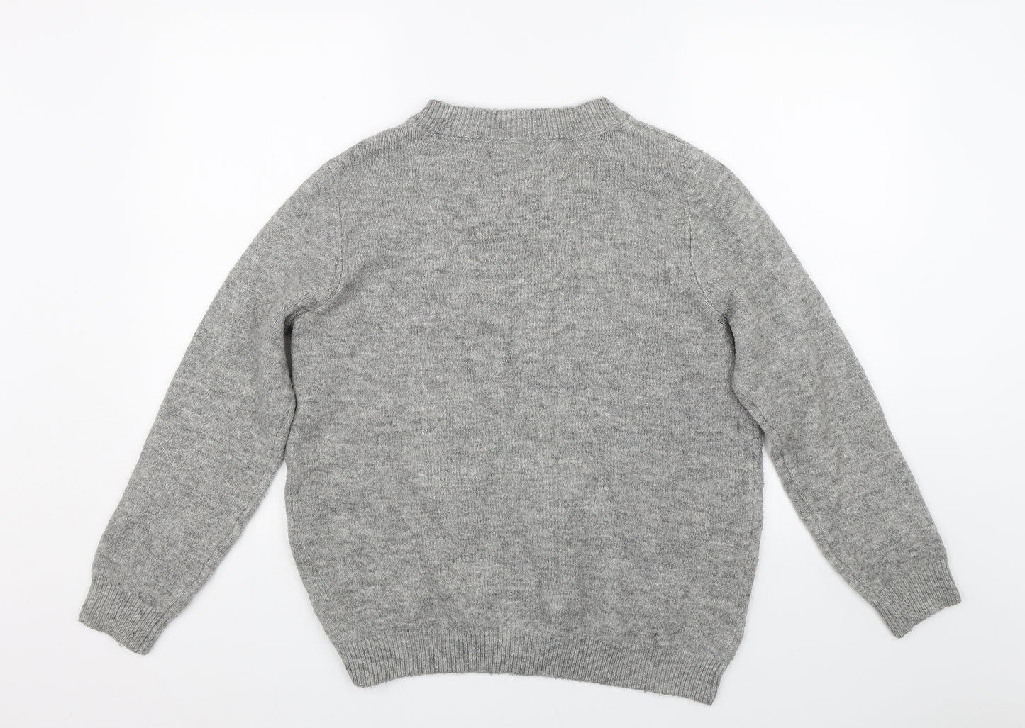 TU Womens Grey Polka Dot  Pullover Jumper Size 16  - Hearts