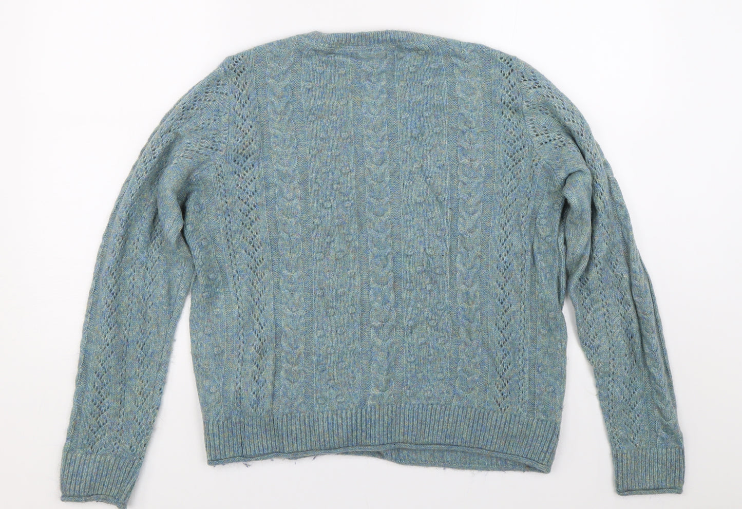 Fat Face Womens Blue  Knit Pullover Jumper Size 14