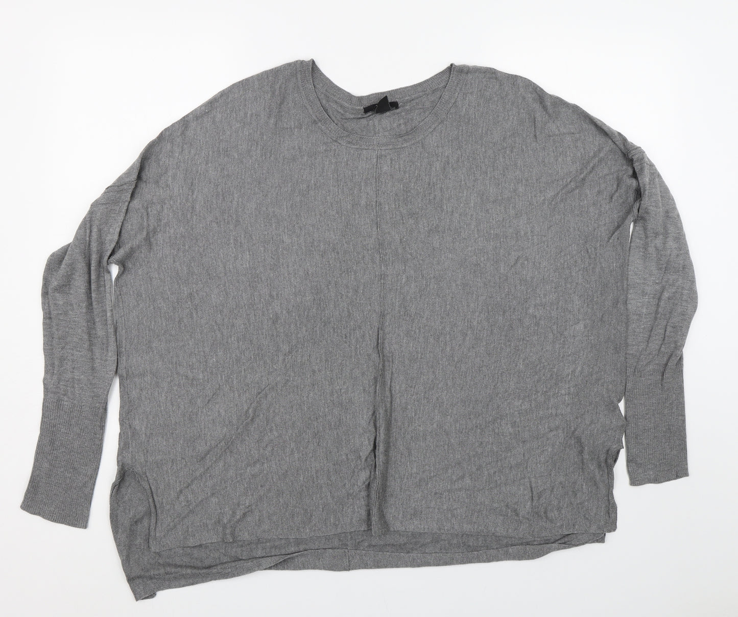 H&M Womens Grey   Pullover Jumper Size M