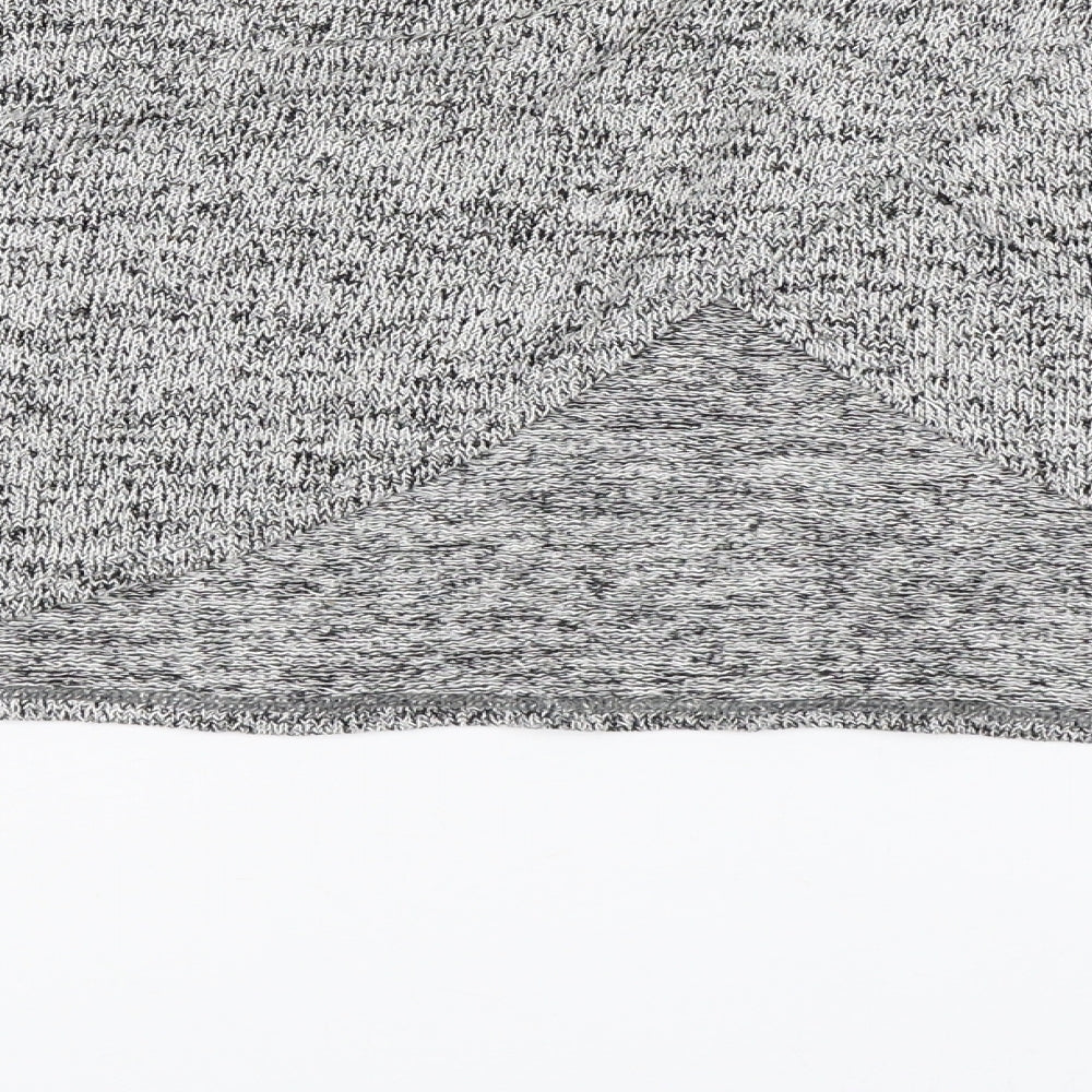 H&M Womens Grey   Cropped T-Shirt Size XS