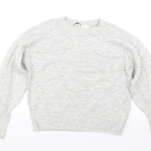 H&M Womens Grey   Pullover Jumper Size S