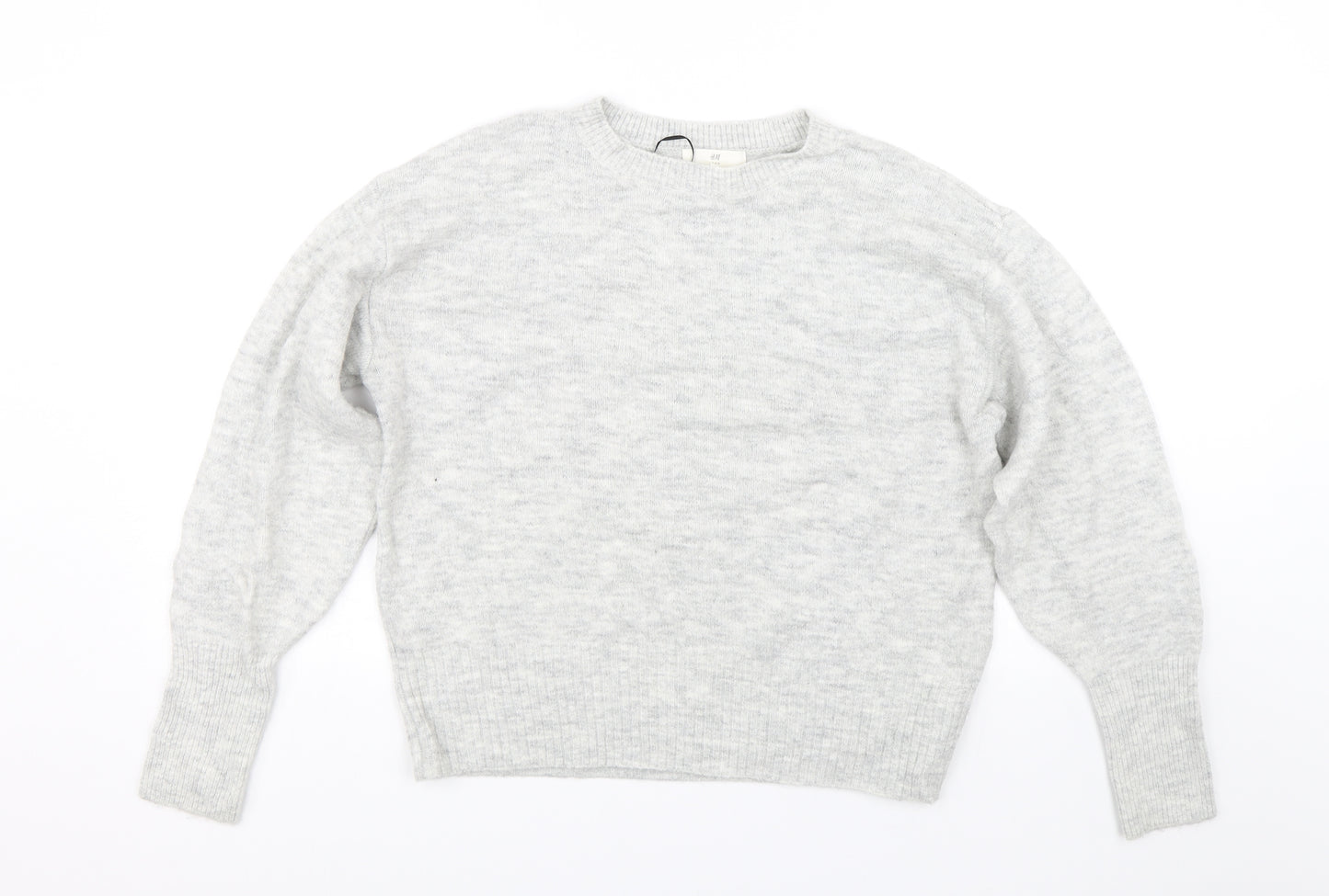 H&M Womens Grey   Pullover Jumper Size S