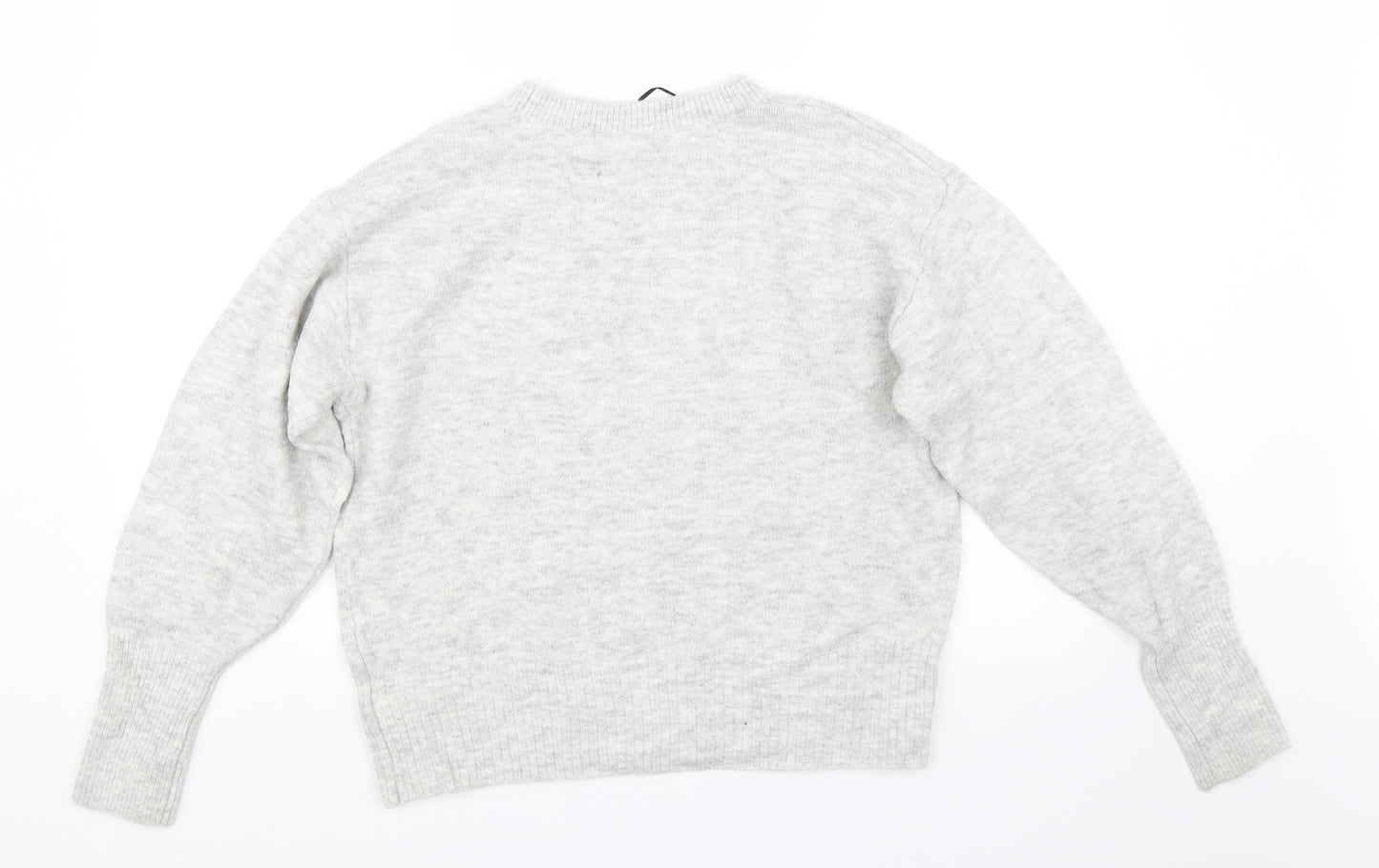 H&M Womens Grey   Pullover Jumper Size S