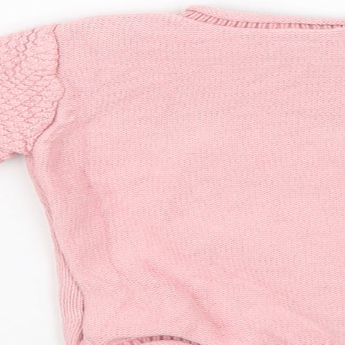 Nutmeg Baby Pink   Pullover Jumper Size 3-6 Months  - Deer