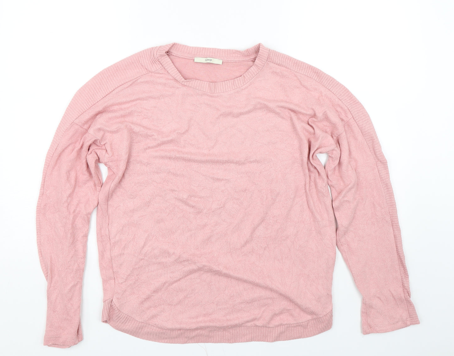 George Womens Pink   Pullover Jumper Size M