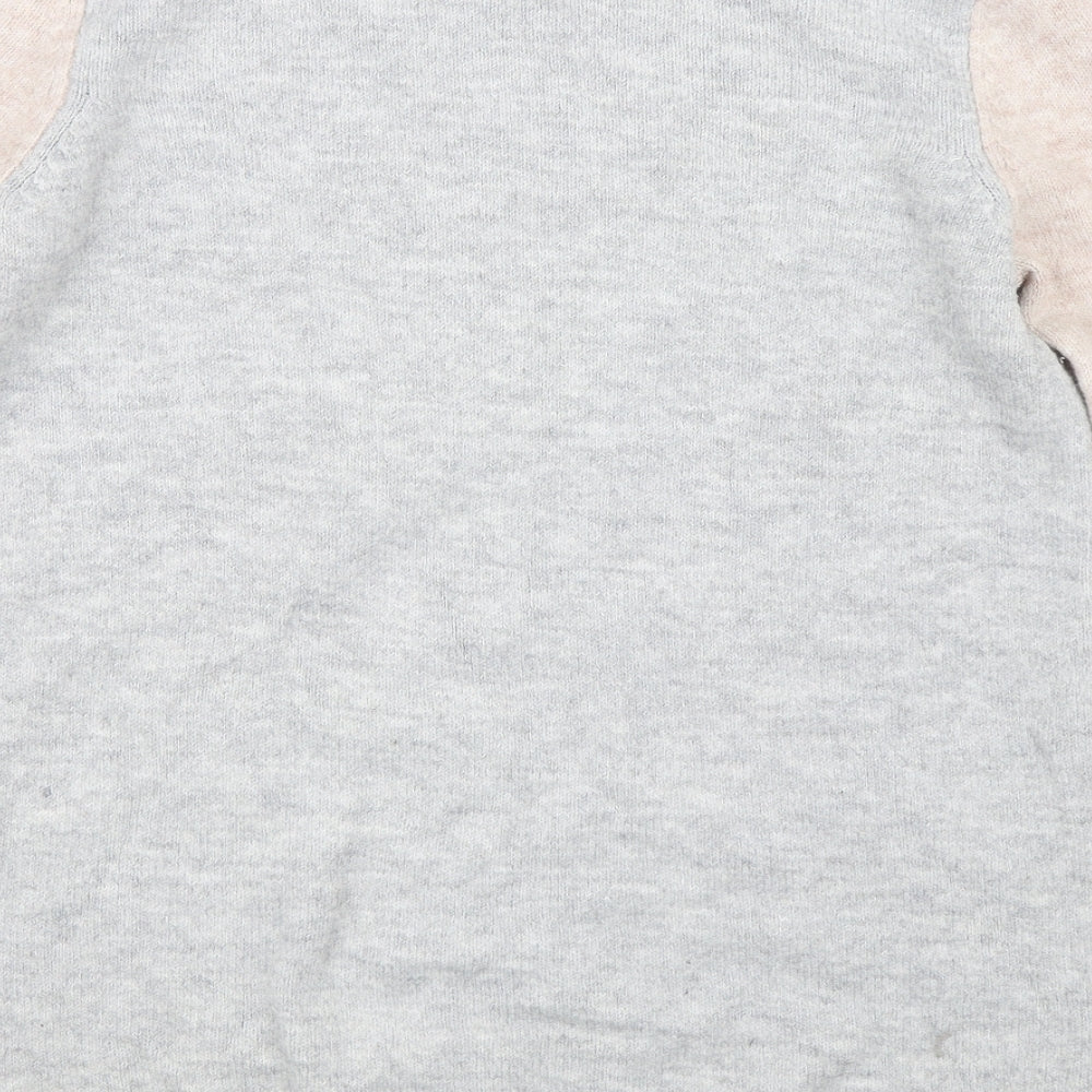 Papaya Womens Multicoloured Geometric Knit Pullover Jumper Size M