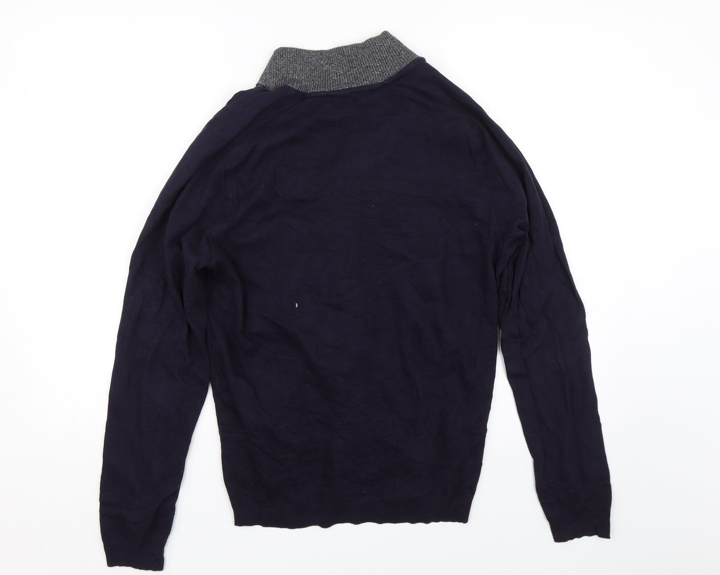 Reiss Mens Blue   Cardigan Jumper Size M
