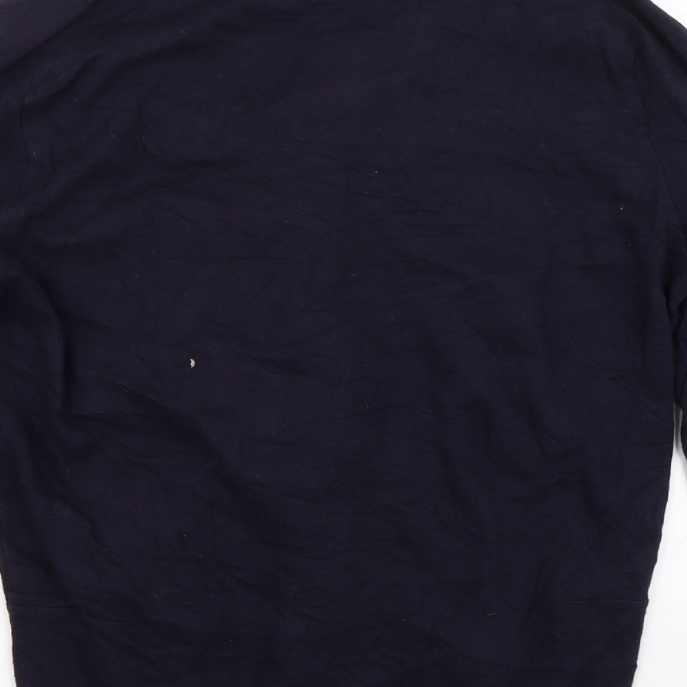 Reiss Mens Blue   Cardigan Jumper Size M