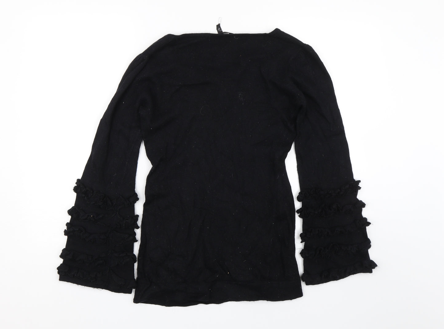Peoples Market Womens Black   Basic T-Shirt Size M