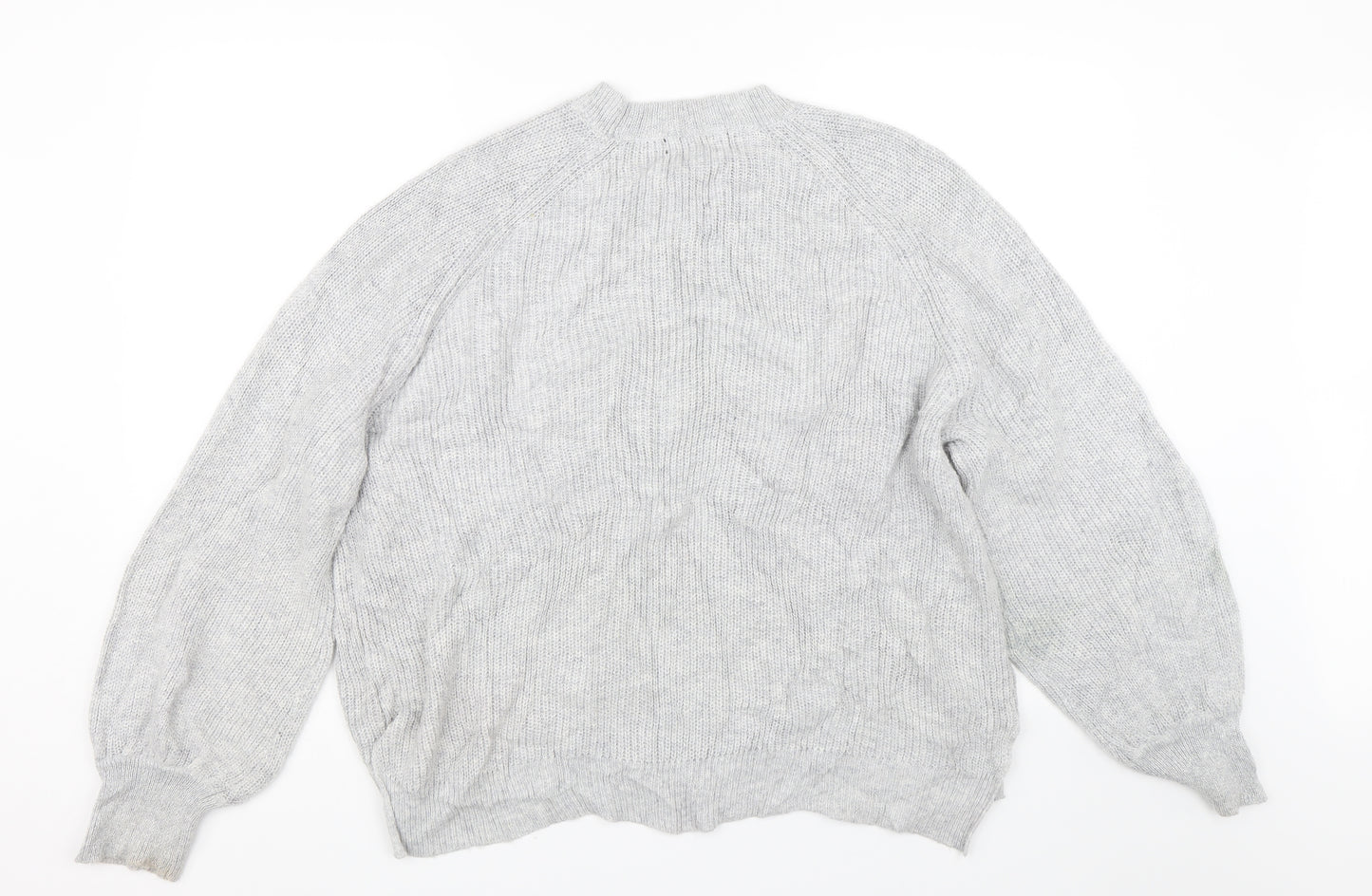 M&S Womens Silver   Pullover Jumper Size XL