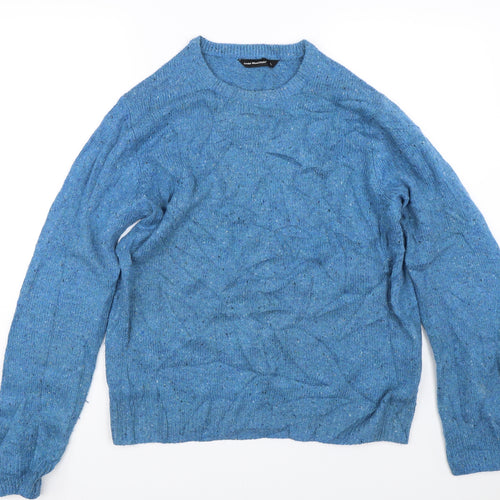 Cedar Wood State Mens Blue  Knit Pullover Jumper Size L