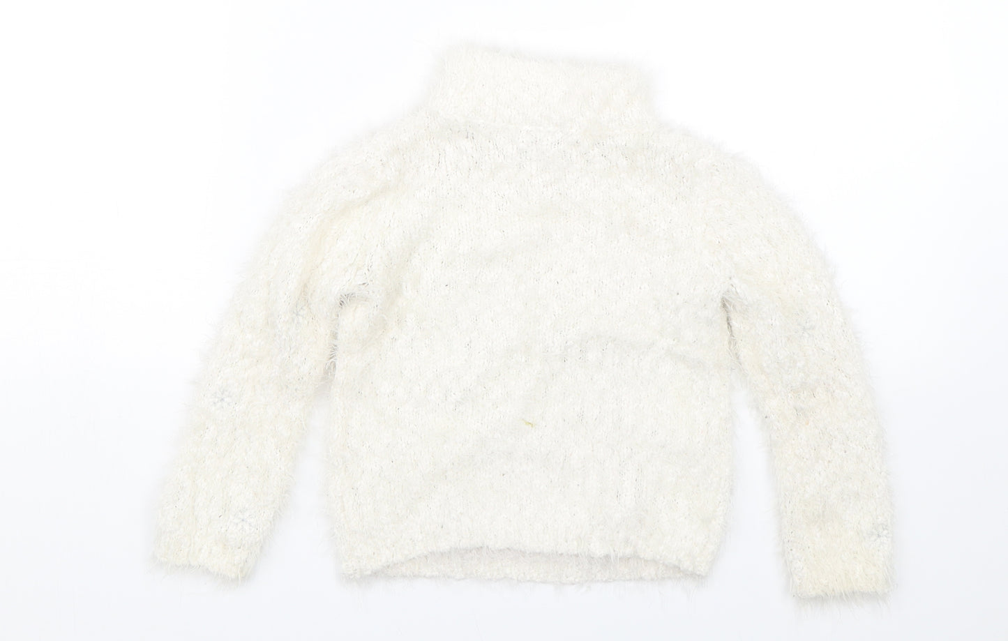 TU Girls White   Pullover Jumper Size 18-24 Months  - Christmas