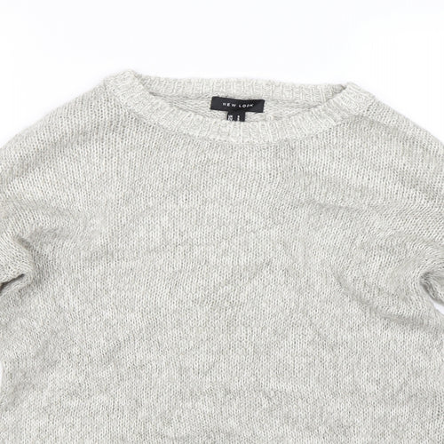 New look  Womens Beige  Knit Pullover Jumper Size S