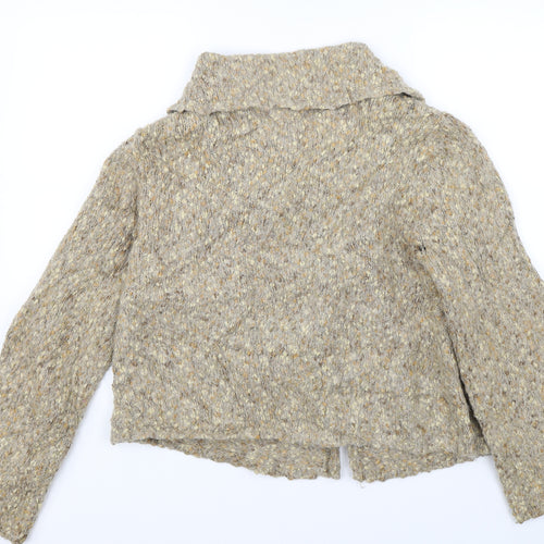 Kaliko Womens Brown  Knit Cardigan Jumper Size 12