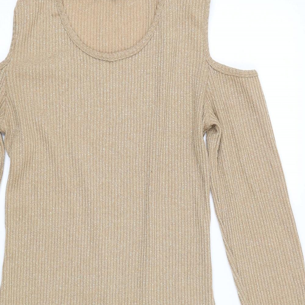 Made in Italy Womens Gold   Tank Dress  Size 12