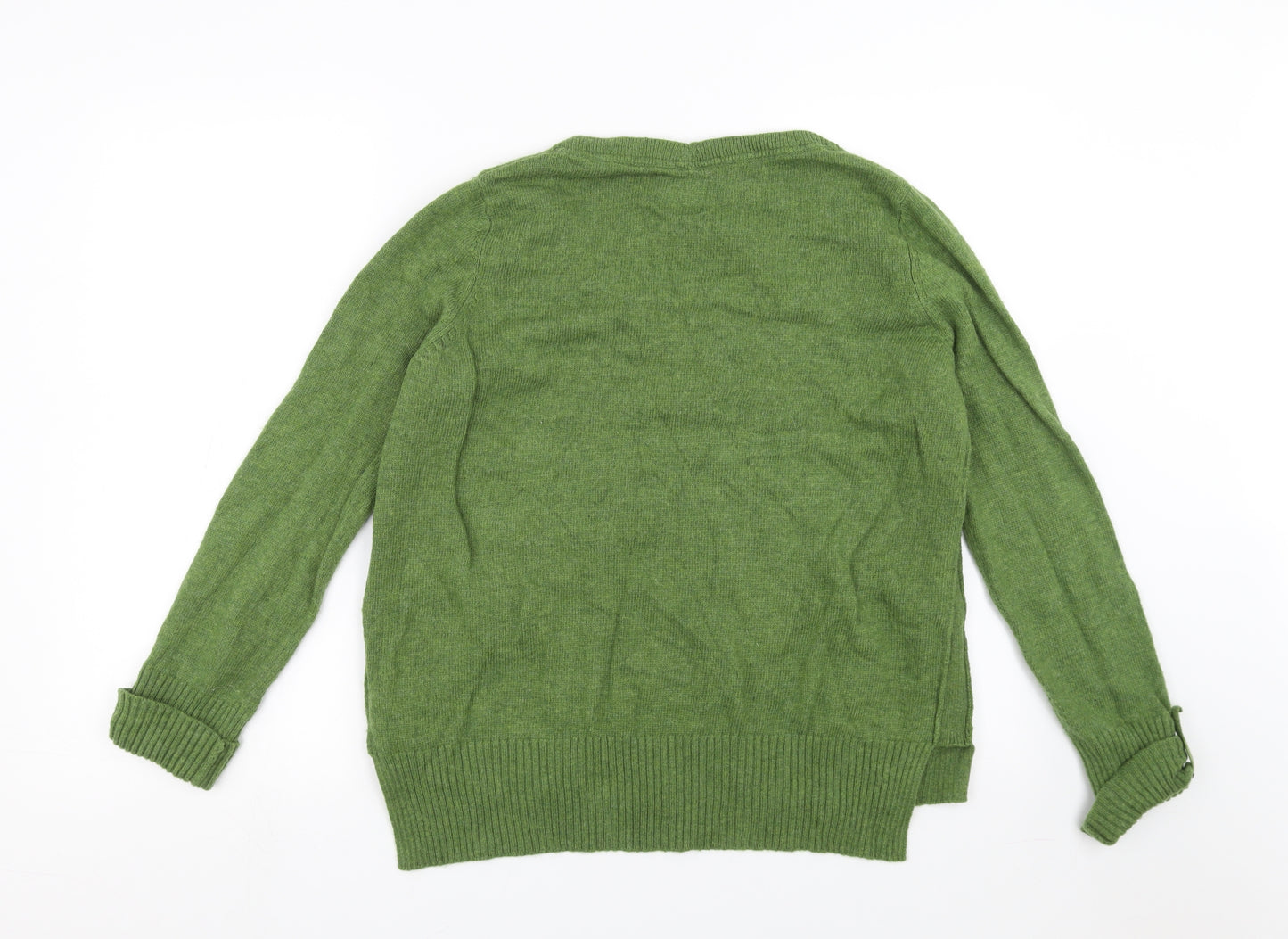 Mistral Womens Green  Knit Pullover Jumper Size 16