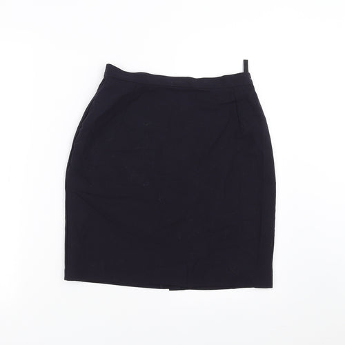 Marks and Spencer Womens Blue   Straight & Pencil Skirt Size 26