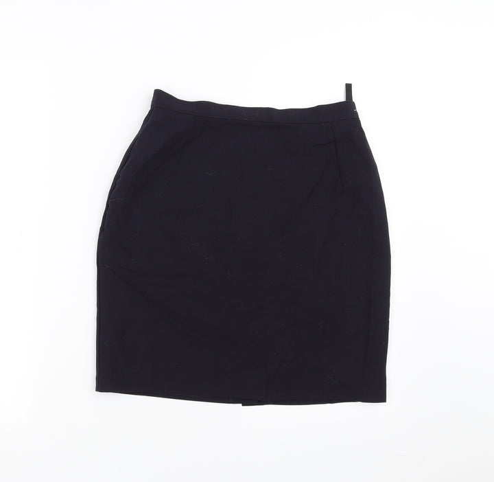 Marks and Spencer Womens Blue   Straight & Pencil Skirt Size 26