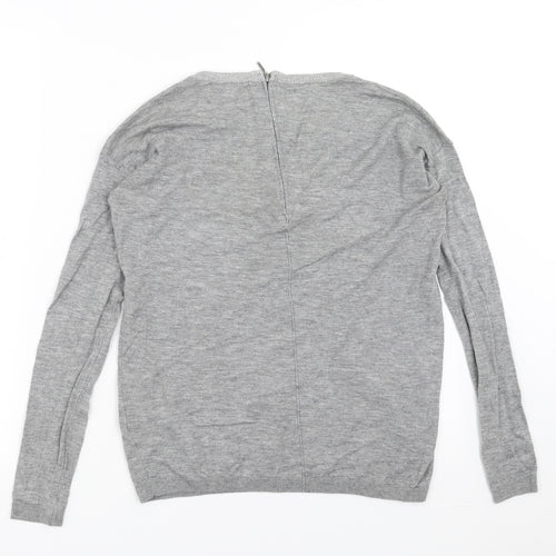 NEXT Womens Grey  Knit Pullover Jumper Size 6