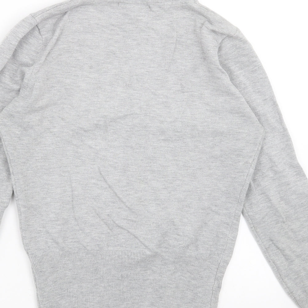 Cotton On Womens Grey  Knit Cardigan Jumper Size M