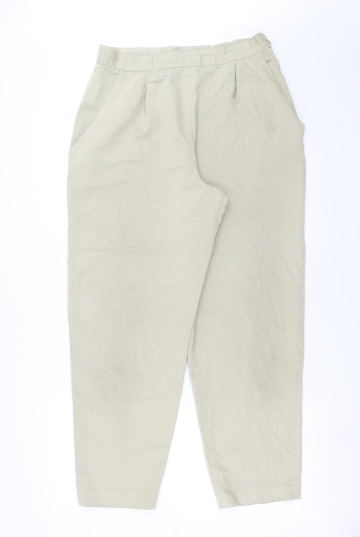 BHS Womens Beige   Trousers  Size 16 L28 in