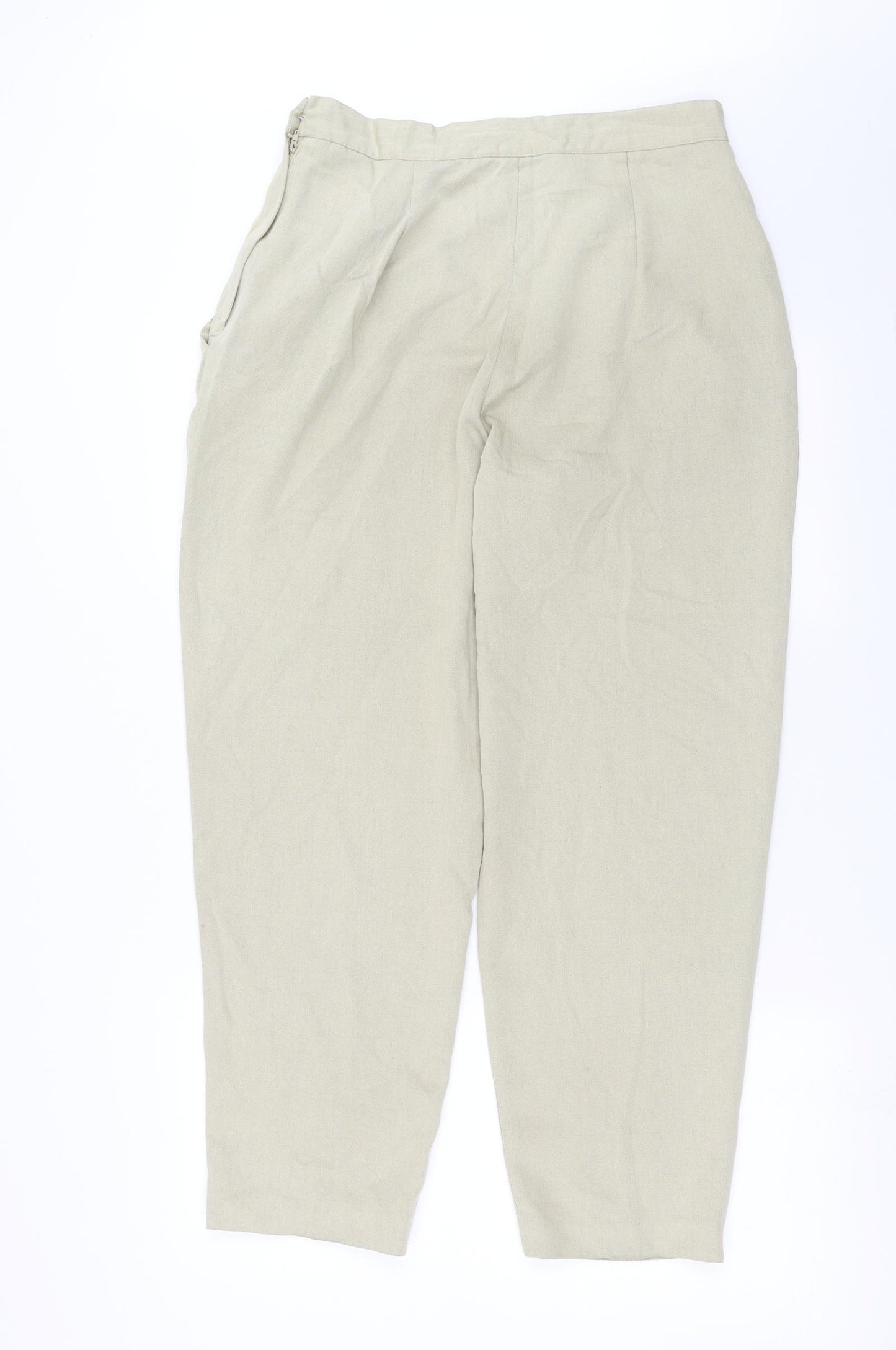 BHS Womens Beige   Trousers  Size 16 L28 in