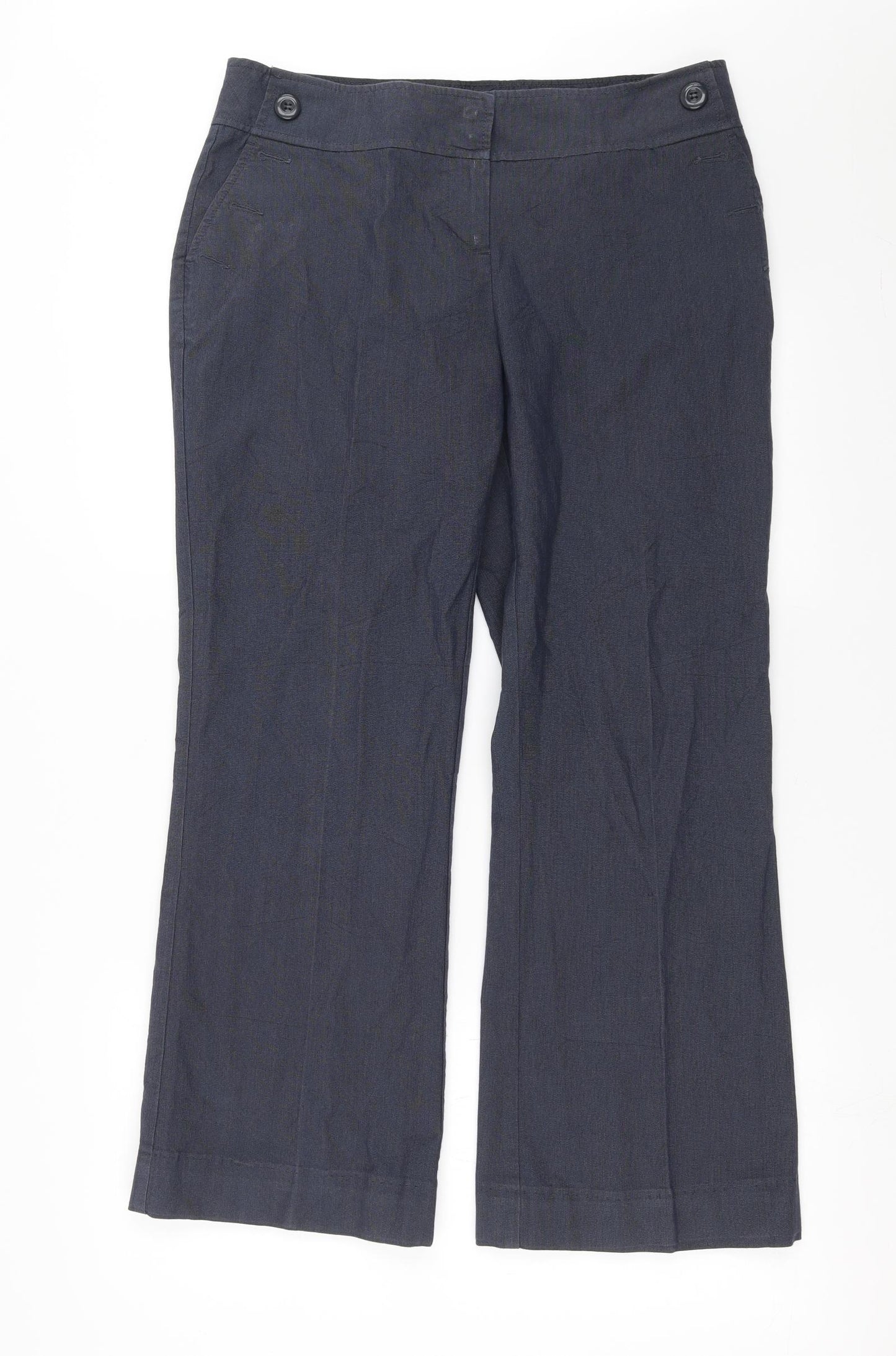George Womens Blue   Trousers  Size 14 L28 in