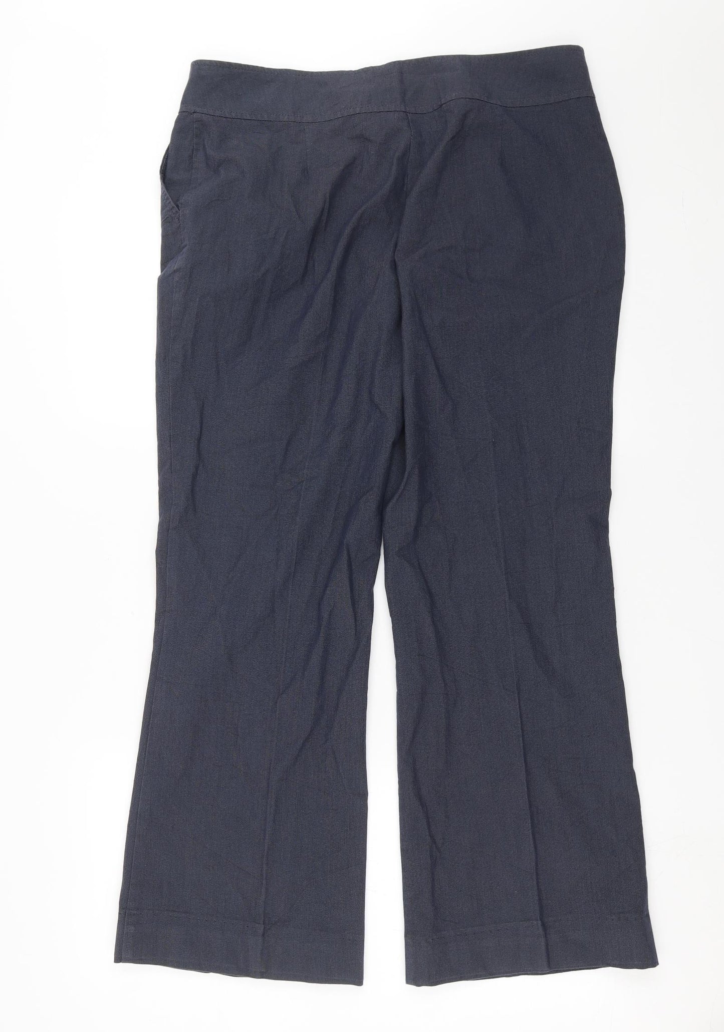 George Womens Blue   Trousers  Size 14 L28 in