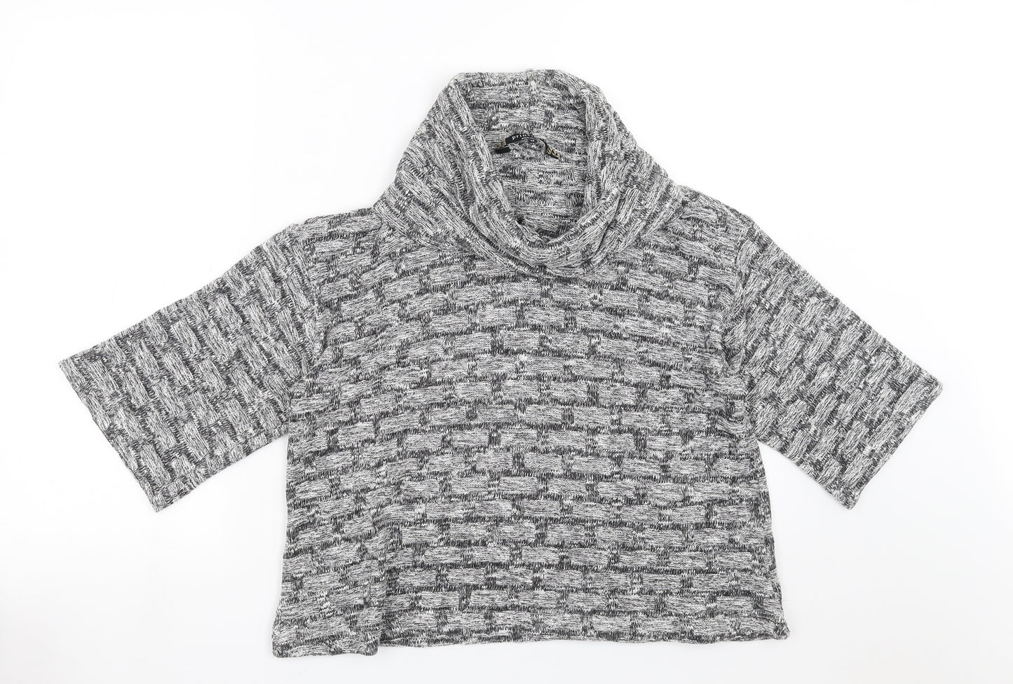 Principles Womens Grey  Knit Pullover Jumper Size 14