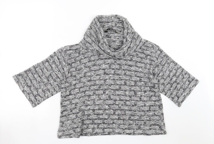 Principles Womens Grey  Knit Pullover Jumper Size 14