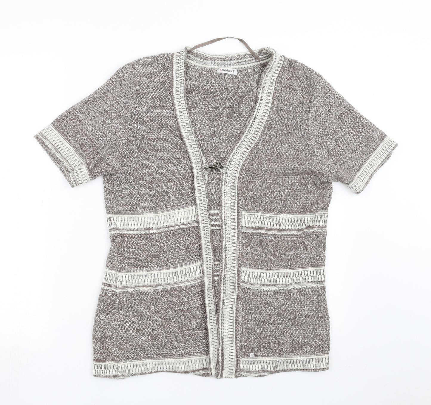 Damart Womens Beige   Cardigan Jumper Size 14