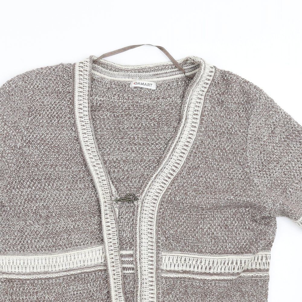 Damart Womens Beige   Cardigan Jumper Size 14